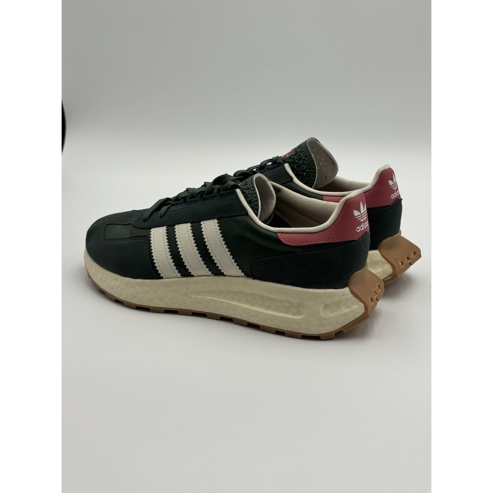 Adidas Originals Retropy E5 Sneakers Men's 9 Green Cream Boost Gum Sole Casual